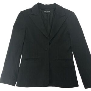Cielo Couture pinstripe black blazer M 8